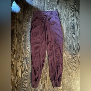 Burgundy Lululemon Joggers